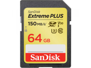 SanDisk carte mémoire SDXC Extreme PLUS 64GB SDSDXW6-064G-GNCIN