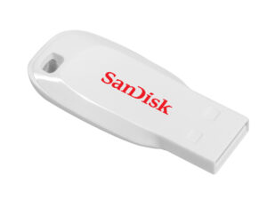 SanDisk Clé USB Cruzer Blade 16GB Blanc SDCZ50C-16G-B35W