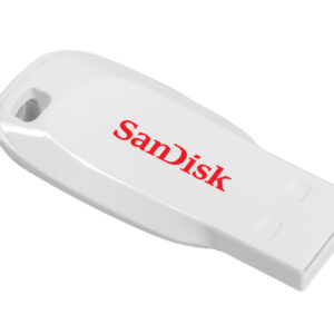 SanDisk Clé USB Cruzer Blade 16GB Blanc SDCZ50C-16G-B35W
