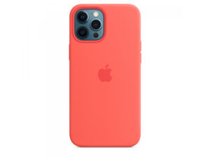 Apple iPhone 12 Pro Max Silicone Case with MagSafe - Pink Citrus - MHL93ZM/A