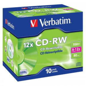 CD-RW 80 Verbatim 12x 10er Jewel Case 43148