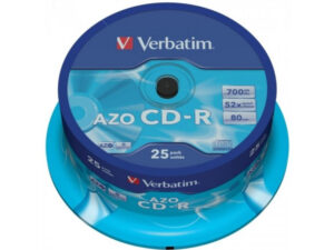 CD-R 80 Verbatim 52x DLP AZO 25er Cakebox 43352