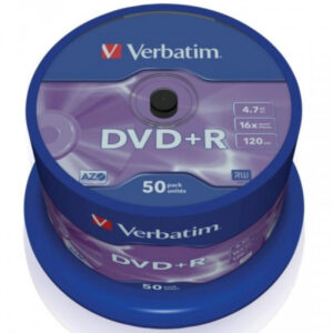 DVD+R 4.7GB Verbatim 16x 50er Cakebox 43550