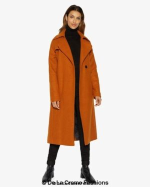 diana wrap around duster coat orange uk 10eu 38us 6 822