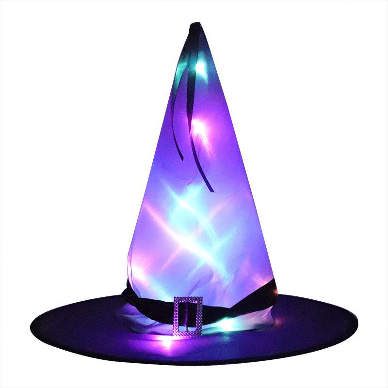 Sombrero de bruja LED de Halloween - Shoppydeals