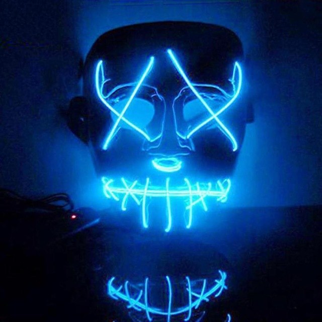 LED-skeletmasker - Shoppydeals