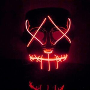 Halloween LED Light Mask Up Funny Mask Masks Glow In Dark Masks Party Festival Halloween Cosplay 2.jpg 640x640 2
