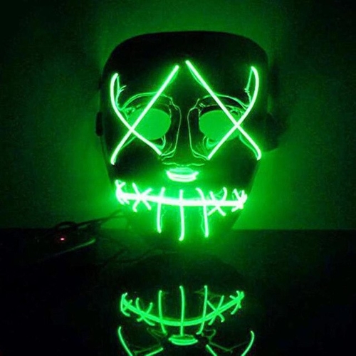 Máscara de esqueleto LED - Shoppydeals