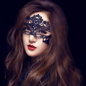 Masquerade Lace Mask Catwoman Halloween Black Cutout Prom Party Mask Accessories 1.jpg 640x640 1