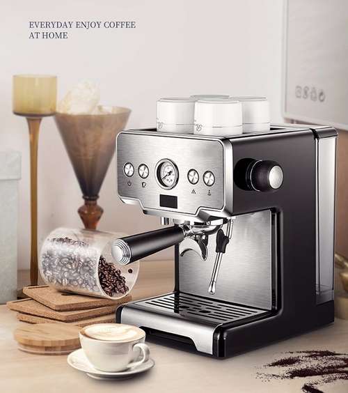 Gemilai Stainless Steel Italian Coffee Machine - Shoppydeals