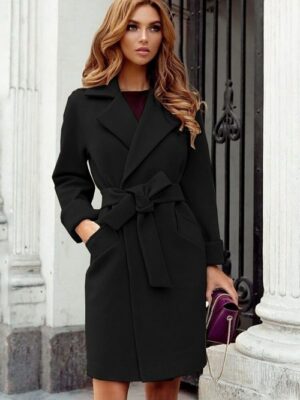 Winter Women s Wool Coat Warm Jackets Outerwear Streetwear Top Belt Office Lady Long Elegant Women 52517fee 648e 4c84 88bd 66f474d1c673