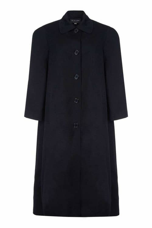 Black Friday & Cyber Monday: Long Coat Women Solid Color Black - Shoppydeals