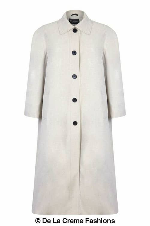 Black Friday & Cyber Monday: Women's Long Coat Solid Color Beige - Shoppydeals
