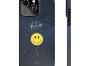 Coque pour iPhone 14 Smiley Face in Space - Shoppydeals.fr