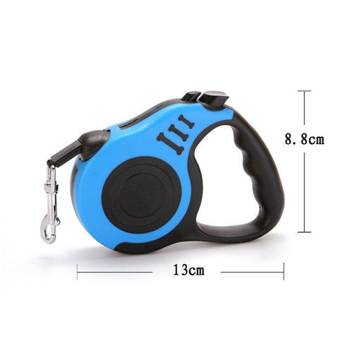3 5M Automatic Retractable Dog Strap Flexible Dog Puppy Cat Traction Rope Extending Dog Leash for 2