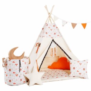 My Friend Teddy Children's Teepee Tent (complete set) - ShoppyDeals.com