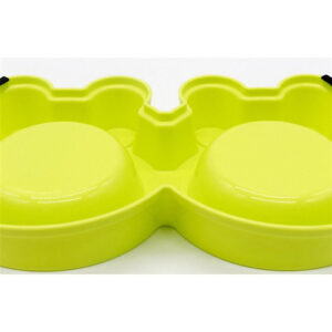 Dual stainless steel pet cat dog Feeding bowl Food water holder feeder Dish Double Bowls anti 1.jpg 640x640 1