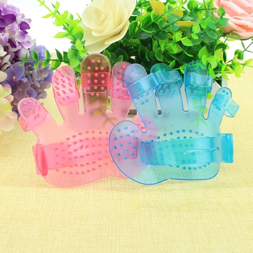Finger Shape Pet Products Dog Cat Bath Brush Comb Cute Lovely Fur Grooming Massage Device Hair 1