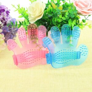 Finger Shape Pet Products Dog Cat Bath Brush Comb Cute Lovely Fur Grooming Massage Device Hair 2