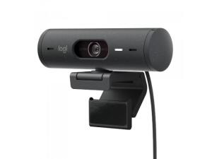 Webcam Logitech BRIO 500 Full HD 1080p Gris - Shoppydeals.fr