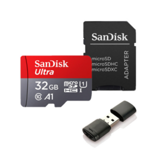 SanDisk Ultra Micro SD Card - High Capacity Storage with USB Reader and Adapter Included