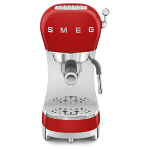 SMEG Machine à Café Espresso Rouge ECF01RDEU - shoppydeals.fr